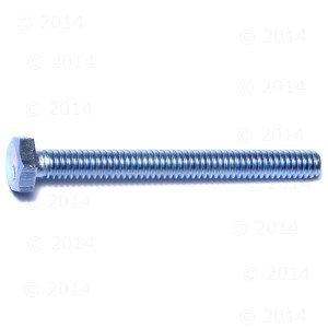 Hard to Find Fastener Tap Hex Bolts, Durable Corrosion-Resistant Steel Hex Head Bolt for Home Improvement, DIY, Construction, 1/4-20 x 2-1/2, Pack of 100