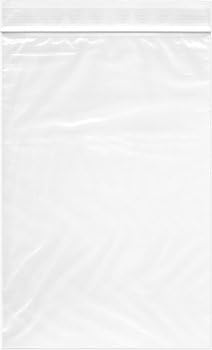 Plymor 6" x 9" (Pack of 100), 2 Mil Zipper Reclosable Plastic Bags