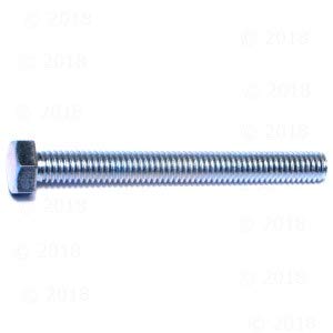 Hard to Find Fastener Tap Hex Bolts, Durable Corrosion-Resistant Steel Hex Head Bolt for Home Improvement, DIY, Construction, 5/16-18 x 3, Pack of 100