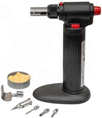 OEMTOOLS 24356 Butane Torch Kit, 3-in-1 Soldering Iron, Blow Torch, and Hot Air Blower for Electrical Repair, Hobbies, Heat Shrink Tubing, and Jewelry Work