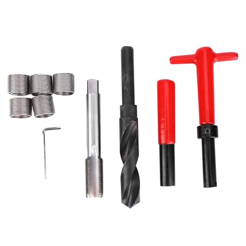10PCS Thread Repair Kit M18x1.5 Stainless Steel Helicoil Insert Set for Automotive Machine Damaged Screw Holes