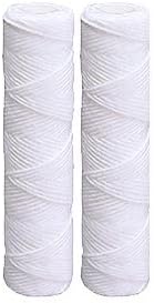 American Plumber W5W Wound Whole House Sediment Filter Cartridge 5 Micron Well Pump Irrigation (4)