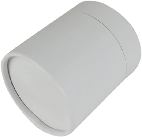 WENPACK 12Pack Paperboard Tube with Lid Round Cardboard Box Container (2.44" D*2.36" H, White)