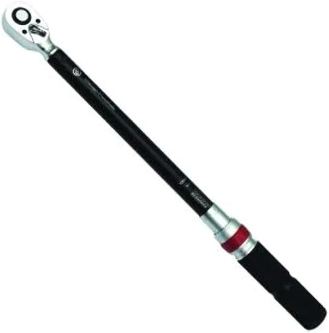 Chicago Pneumatic CP8915E - Manual Torque Wrench (Metric), 1/2 Inch, Torque (Min/Max) 40-155 ft. lbf / 40-200 Nm, Automotive, Bike Wrench, Car Garage, Home Improvement Hand Tool, Heavy Duty