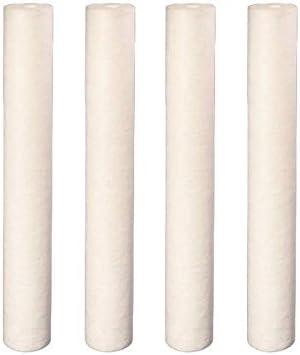 CFS – Deluxe Sediment Water Filter Cartridges Compatible with Hydro Cure 20" Models – 5 Micron Replacement Filter – Removes Bad Taste & Odor – Whole House Filter – 4 Pack