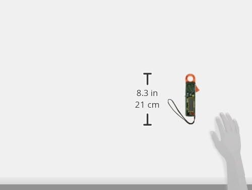 Extech 380941 200-Amp AC/DC High Resolution Mini Clamp Meter | 0.9in jaw, 10mA resolution, voltage, resistance, frequency, bargraph, auto zero, min/max, case