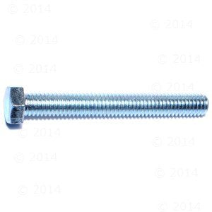 Hard to Find Fastener Tap Hex Bolts, Durable Corrosion-Resistant Steel Hex Head Bolt for Home Improvement, DIY, Construction, 3/8-16 x 3, Pack of 50