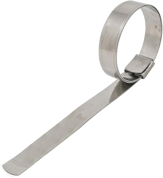 5/8" W x 0.025" Th x 1" Di (20 Pack) Center Punch Clamp band hose clamps 201 stainless steel (1" 20pcs)
