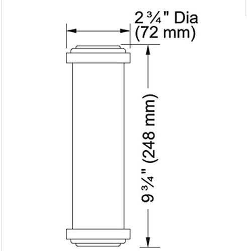 Franke FRX02 Undersink Water Filtration Filter for FRCNSTR, Chlorine
