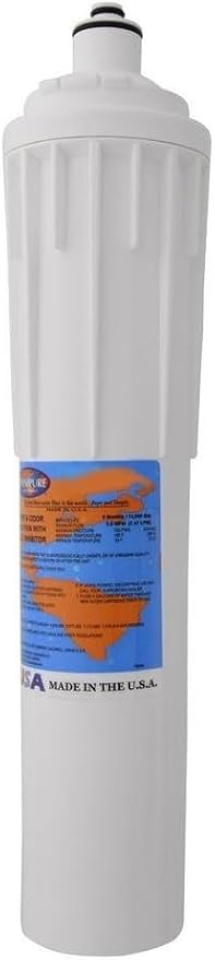 IPW Industries Inc-Omnipure - (ELF XL 10M-P) - 15" x 4" ELF XL-Series 10 Micron Carbon Block Filter with Phosphate; Scale Inhibitor