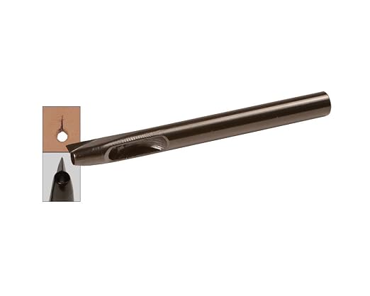 Tandy Leather Craftool Buttonhole Punch - Precision Cutting Tool for Smooth Button Stud Openings on Wallets, Bags - 3779-05