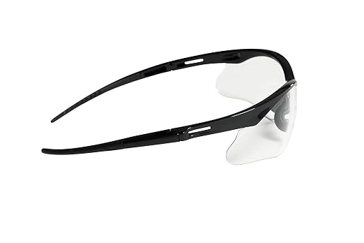 Jackson Safety SG Safety Glasses - Eye Protection for Men & Women - Anti-Scratch Lens with Black Frame - ANSI Z87.1 - Pack of 3 (Multiple Styles)