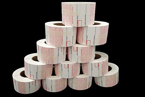 Aquos CAS CL-8040 Printing Scale Label Rolls | Direct Thermal Labels on Thermal Paper | Label Roll with Strong Adhesive | Pre-Cut | Smudge-Free | Made in USA