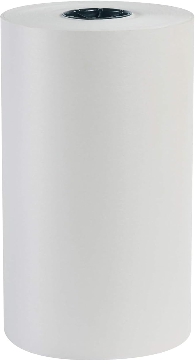 Box USA Packing Paper Roll 15" x 1400ft (1,000 Sheets 17" Equivalent) - Newsprint Paper for Shipping, Storage and Moving Supplies, White
