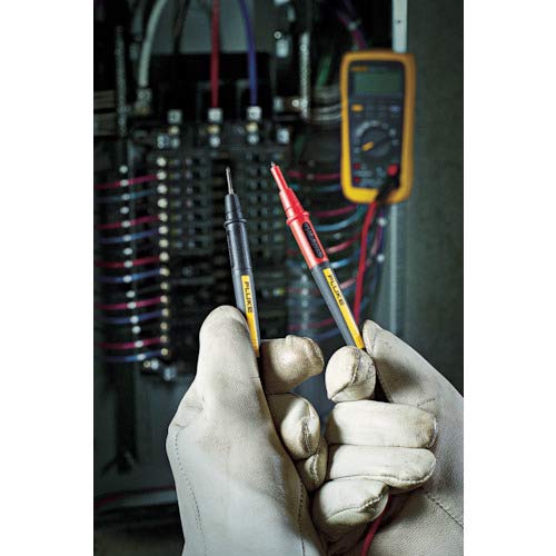 Fluke TL175 Twistguard Test Leads,2 mm Diameter Probe Tips,(Pack of 2)