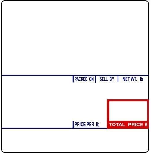 Aquos CAS CL-8020 Printing Scale Label Rolls | Thermal Labels | Label Roll with Strong Adhesive | Pre-Cut | Smudge-Free | Made in USA