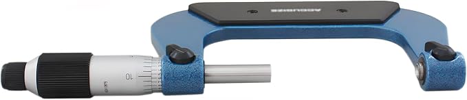 Accusize Industrial Tools Screw Thread Micrometer, 2-3", S916-C752 | 4 Anvil Sets: 24-14, 13-9, 8-5, 4.5-3.5 TPI, 0.001" Resolution, ±0.00016" Accuracy