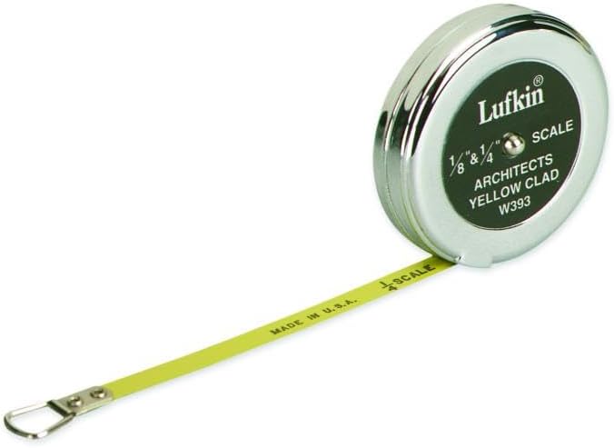 Crescent Lufkin 1/4" x 5' Architect's Pocket Scale - W393