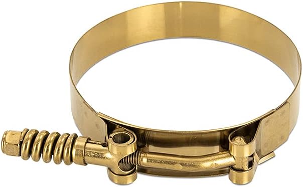 MMCLAMP-4TGD Mishimoto Stainless Steel Constant Tension T-Bolt Clamp, 4", Gold
