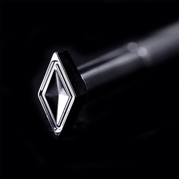 Singring Leather Stamping Tools Diamond Stamps 3D Geometric Pattern 304 Stainless Steel Stamp for DIY Leathercraft Carving Working (3pcs(S+M+L))