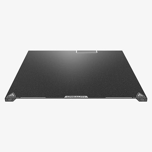for Creality K2 Plus Build Plate, 370 x 370mm 3D Printer Platform with Textured PEI Surface Removable Spring Steel Magnetic Base for Creality K2 Plus 3D Printers (Frosted)