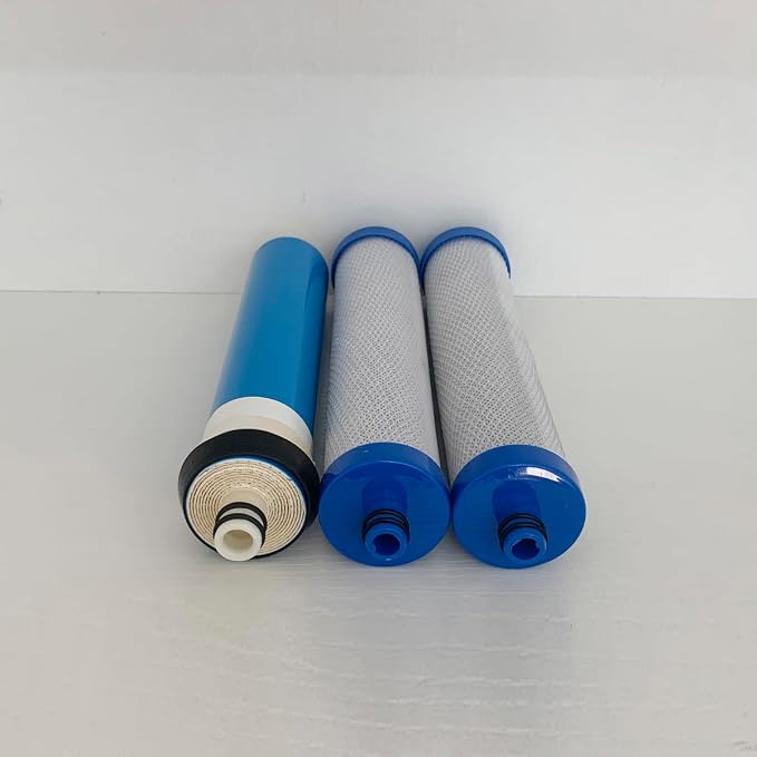 Reverse Osmosis Replacement Filter Kits Compatible with Whirlpool WHER 12 & 18 and Eco Water ERO-350 RO System