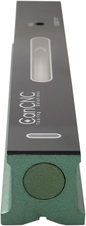 Accusize Industrial Tools 12 inch Professional Master Precision Level in Fitted Box, Accuracy 0.0002''/10'', S908-C612 | 0.0002"/10" Accuracy, V-Grooved Base, Cross Test Vial, Cast Iron, B: 1.830", C: 1.574", D: 1.890", S908-C612