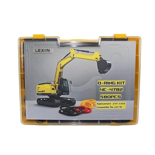 LX Hydraulics O-Ring Kit (580pcs) | Nitrile 90 Dura O-Rings for CAT 2701528 4C4782 Replacement | SAE/ORFS Hydraulic Fittings & Caterpillar Excavator Compatible