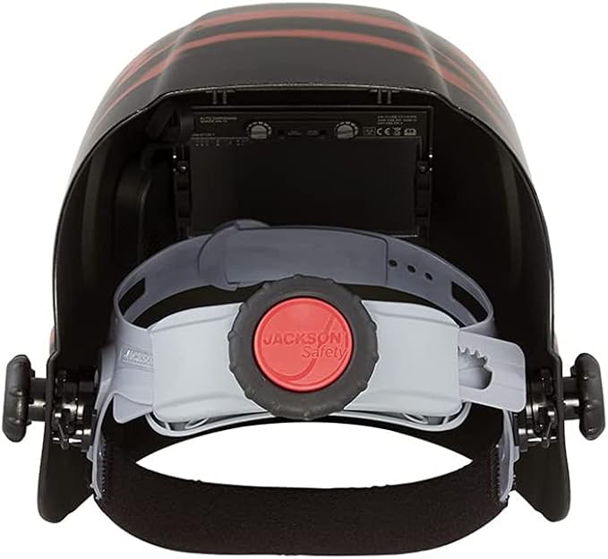 Jackson Safety Premium Graphic Welding Hood with ADF - Ultra Lightweight Auto Darkening Welding Helmet - ANSI Z87.1 (Multiple Styles)
