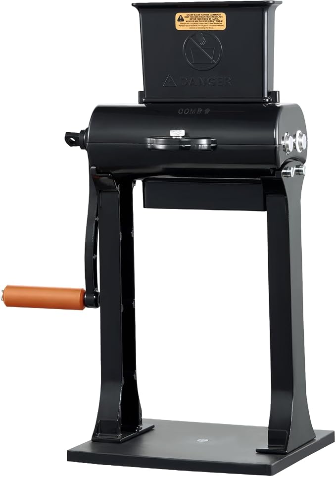 VEVOR Commercial Meat Tenderizer, Heavy Duty Stainless Steel Meat Tenderizer Machine, Quick and Easy Manual Operation Kitchen Tool, 5.8" Feed Port for Beef, Turkey, Chicken, Pork, Steak, and Fish
