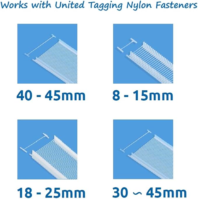 UT-H01 Professional Tagging Gun Kit — Industrial Grade Metal Needle, Price Tag Attacher for Clothing, Retail Store, Warehouse, Consignment — 500 Barbs Fasteners Included