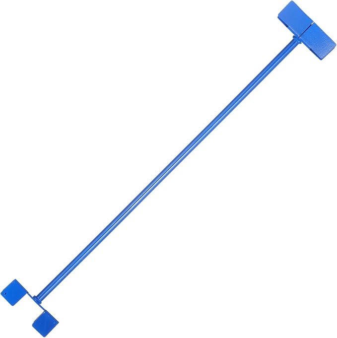 Zonon 26-5/8 Inch Backflow Handle Ball Plastic Valve Wrench Opening and Closing Outdoor Water Valves Operating Ball Valves in Backflow Prevention Devices from Damage Wheel Wrench for Fire Riser (Blue)