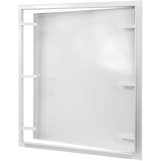 20" x 24" White Metal Access Panel - Wall Access Panel for Drywall - Hidden Wire Cover for Wall Covering Panels - Plumbing, Electricity, Heating Alarm, Bathroom, Dry Wall Hole Cover