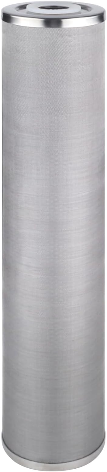 Stainless Steel Re-Cleanable Wire Mesh Filter Cartridge 20 "Length,4.5 "OD(5 Micron)