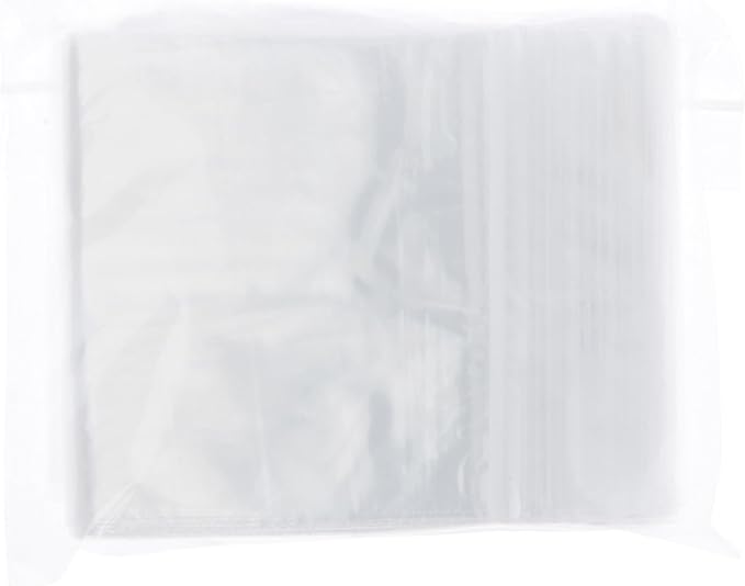 Plymor 5" x 10" (Pack of 500), 2 Mil Zipper Reclosable Plastic Bags