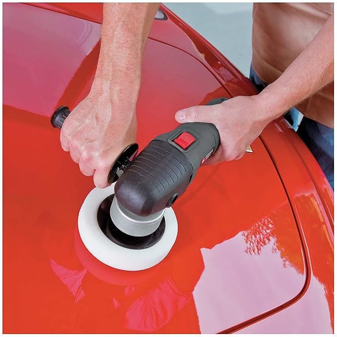 PORTER-CABLE Buffer Polisher, Car Polisher for Car Detailing, 6-Inch, Orbital, Variable Speed (7424XP)