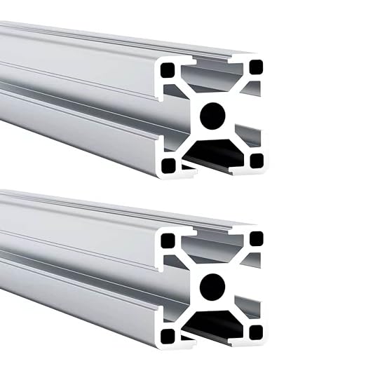 3030 T Slot Aluminum Extrusion for 3D Printer Parts and CNC DIY Silver 2000mmX4