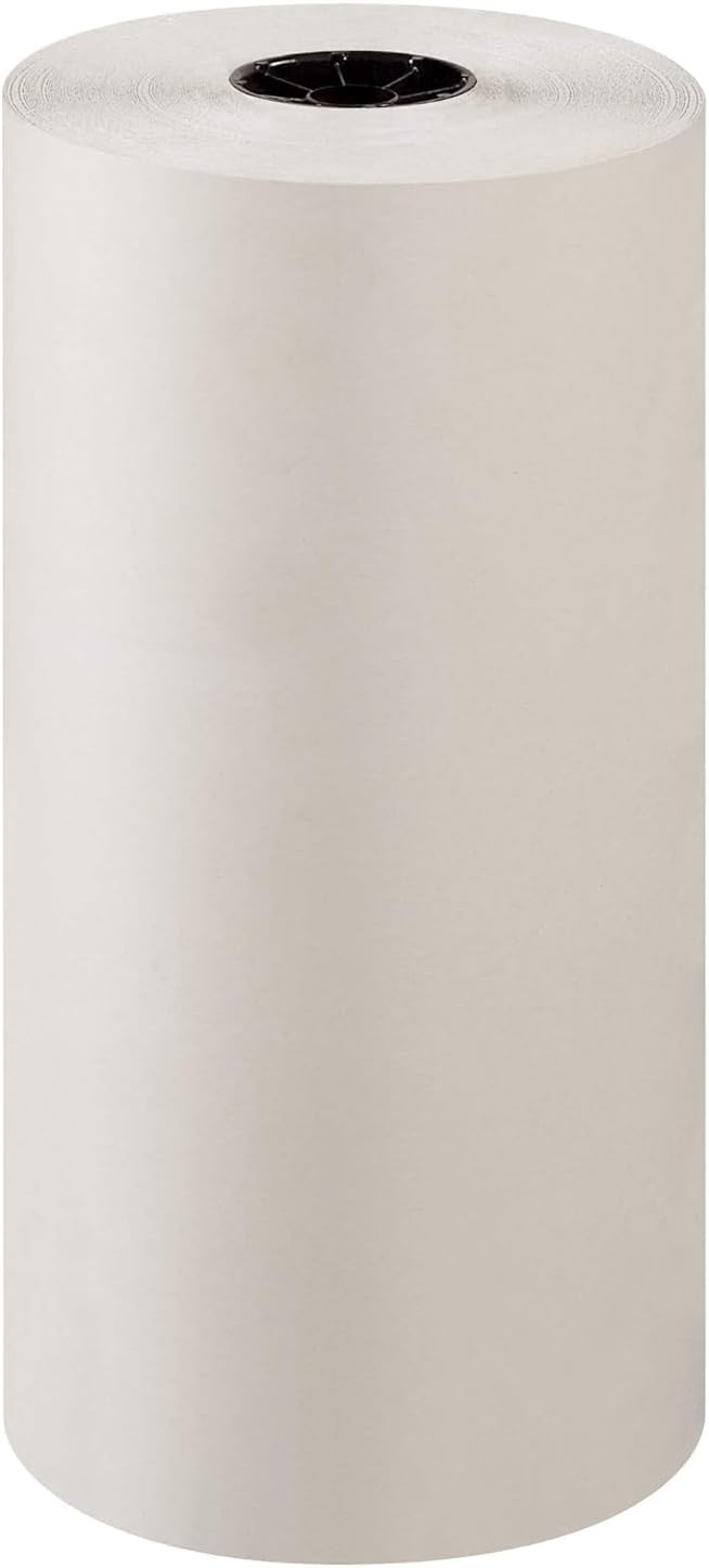 Box USA Packing Paper Roll 18" x 1400ft (1,000 Sheets 17" Equivalent) - Newsprint Paper for Shipping, Storage and Moving Supplies, White