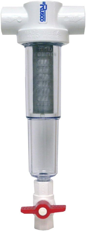 Rusco 1-140STSS-F Stainless Steel Mesh Screened Sediment Trapper System - 1 Inch