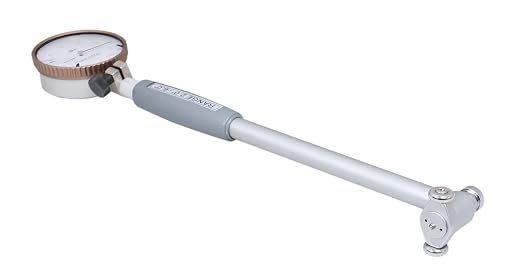 Accusize Industrial Tools 2-6'' by 0.0005'' Dial Bore Gage, Stem Length 6'', Ee20-5006 | 6" Stem Length, Self-Centering, Chrome-Plated Handle, Insulated Grip