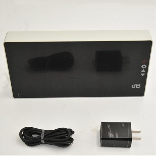 Wall Mounted Sound Level Meter, 30-130dB Digital Decibel Meter with Alarm, ±1.5dB Accuracy Noise Monitor, Type-C/Battery Powered Sound Level Monitor for Factory Office Home Noise Monitoring