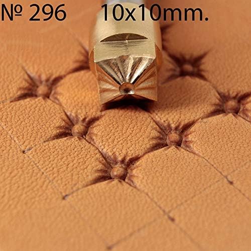 DandS ltd Leather Stamp Tool, Sofa, Professional Steel Craft Tool for Leatherworking, Embossing, Carving & Stamping Leather Projects, Belts Wallets & DIY Projects Compatible with Mallet #296