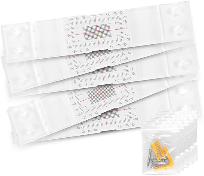 Concrete Crack Monitor, Crack Monitoring Record Standard Tell-Tale Crack Monitor for the Standard and Corner Tell-Tale (5 PCS)