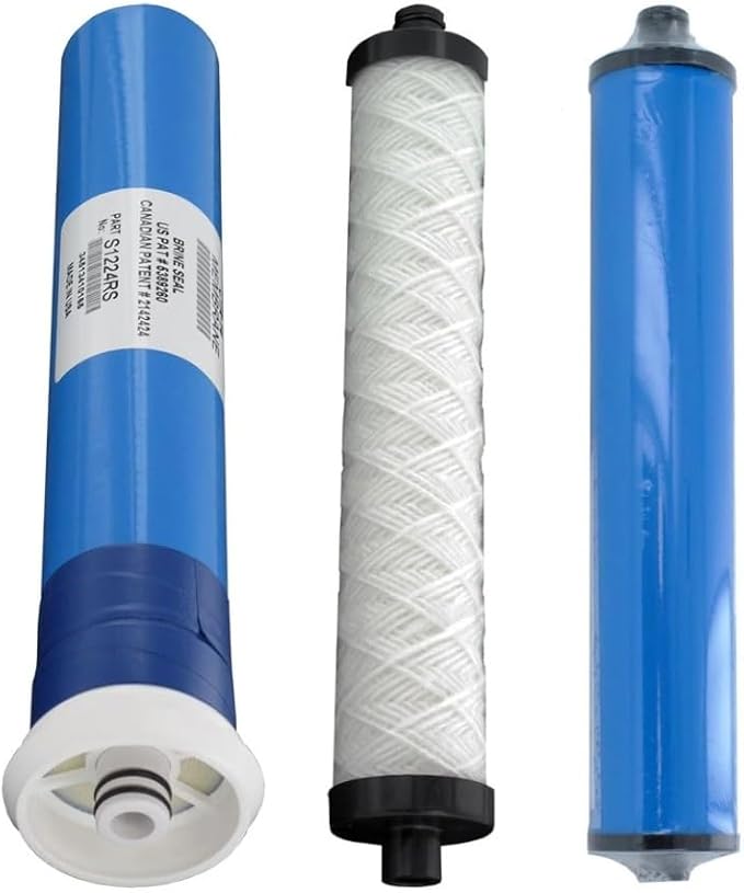 IPW Industries Inc. - Reverse Osmosis Replacement Water Filter Kit - Complete Microline CTA-14S RO System with Membrane, Sediment and Carbon Filters