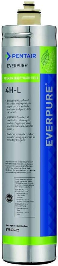 Pentair Everpure Quick Connect Filter, 0.5 gpm, 14 1/2 in H EV963526-1 Each
