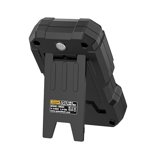 DM202 Mini Multimeter, 4000 Counts True RMS Auto-Ranging, NCV, Voltage/Current/Resistance/Continuity, Data Hold Backlight, Portable Pocket Meter for Auto Home Electrical Test