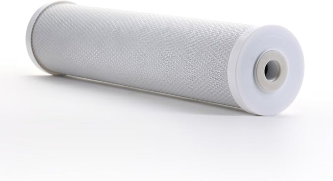 Hydronix CB-45-2005 Whole House, Commercial & Industrial NSF Coconut Carbon Block Water Filter, 4.5" x 20" - 5 Micron