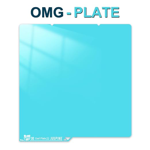 JUUPINE OMG Glacier Cool Plate for Kobra S1 Build Plate for KX Room Temperature Printing Spring Steel Hot Bed for Anycubic Cobra S1/S1 Combo Kobra X Kobra 4 Build Plate ACE Pro 3D Printer Platforms