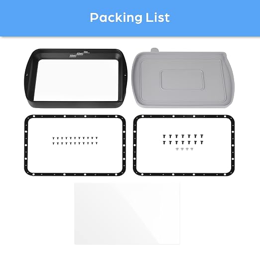 Sovol Resin Vat Anodized Aluminium with FEP Film & Aluminum Rings Preinstalled, Durable Metal Frame Resin Tank with Silicone Lid Fits for ANYCUBIC Photon Mono X Photon Mono X 6K M3 Plus