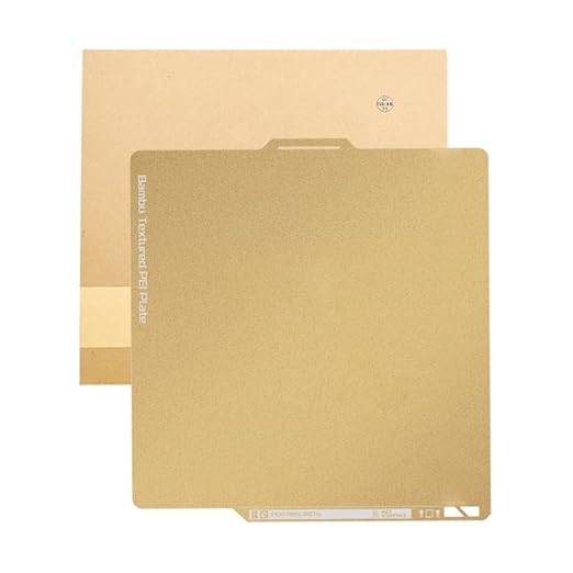 Bamboo Original Textured PEI Build Plate Double Sides Spring Steel Platform for Bambulab 3D Printer P1/P1P/P1S/X1/X1C/A1